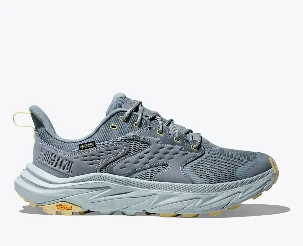HOKA Anacapa 2 Low GORE-TEX Washed Blue Mineral Blue - Hiking Boots & Shoes - front view