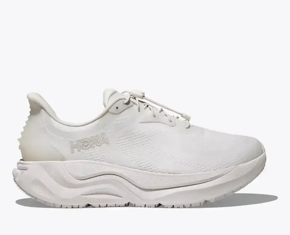 HOKA Arahi SR White - Men's Running Shoes & Trainers - front view