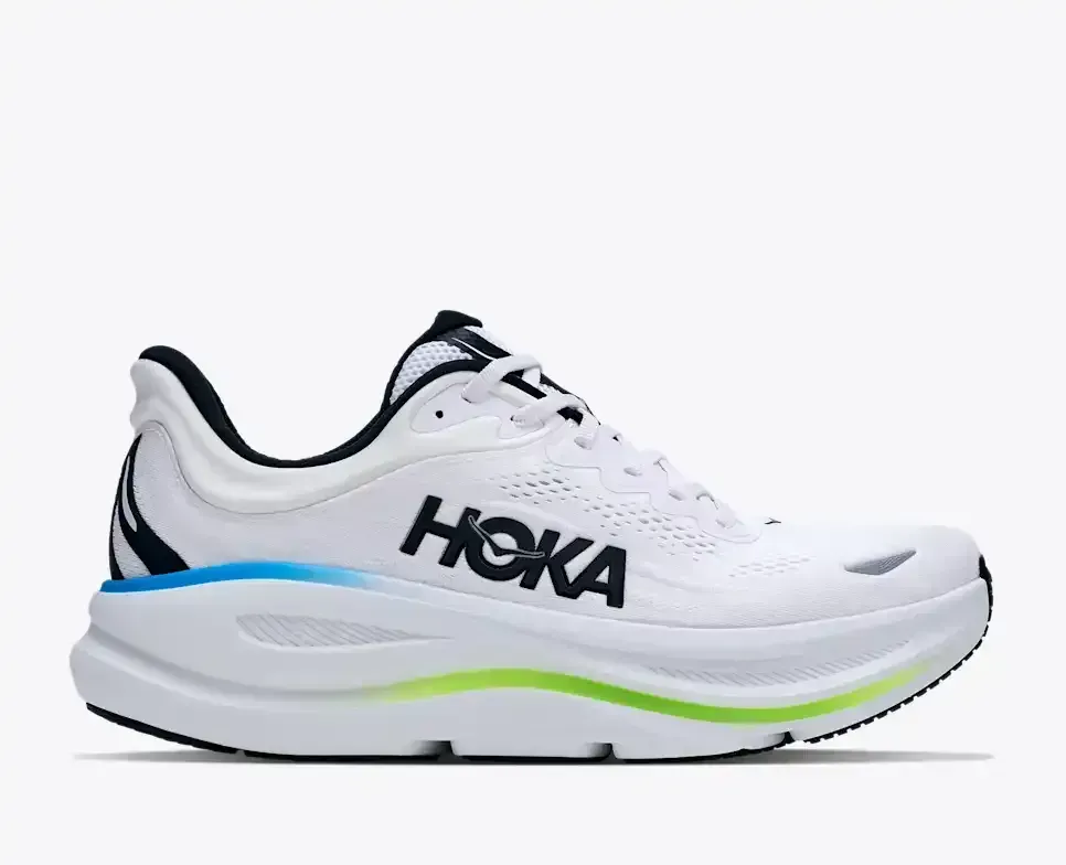HOKA Bondi 9 Frost Black (Women’s) - Road Running Shoes - front view