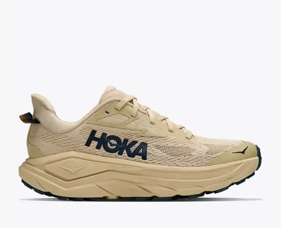 HOKA Challenger 8 Barley Flour Faded Navy (Women’s) - Trail Running Shoes - front view