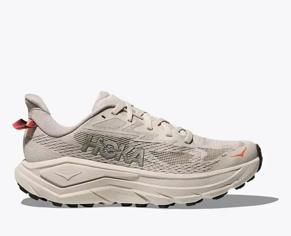 HOKA Challenger 8 Stucco Asphalt Grey (Women’s) - Trail Running Shoes - front view
