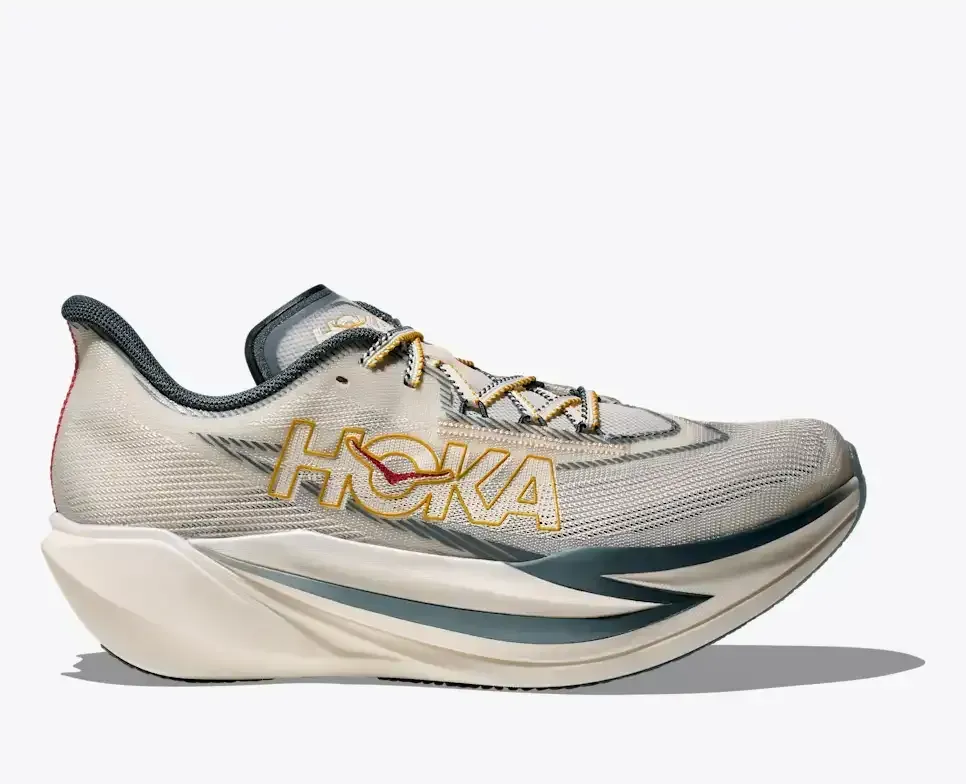 HOKA Cielo X1 3.0 Alabaster Yellow Gold - Men's Road Running Shoes & Trainers - front view