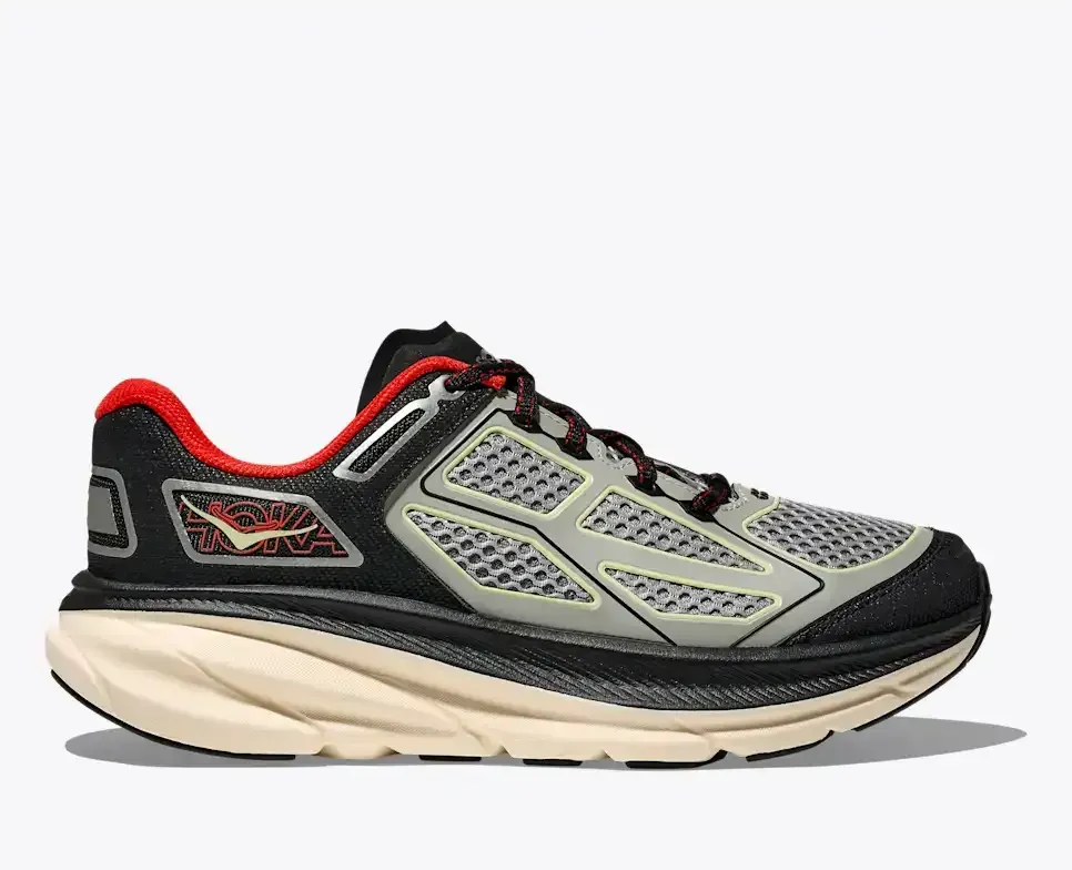 HOKA Clifton One9 Habanero Black - Men's Running Shoes & Trainers - front view
