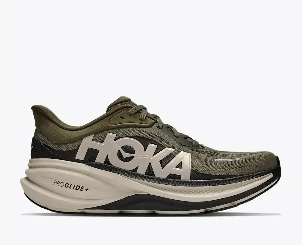 HOKA Clifton PRO Antique Olive River Rock Grey (Women’s) - Clifton PRO - front view