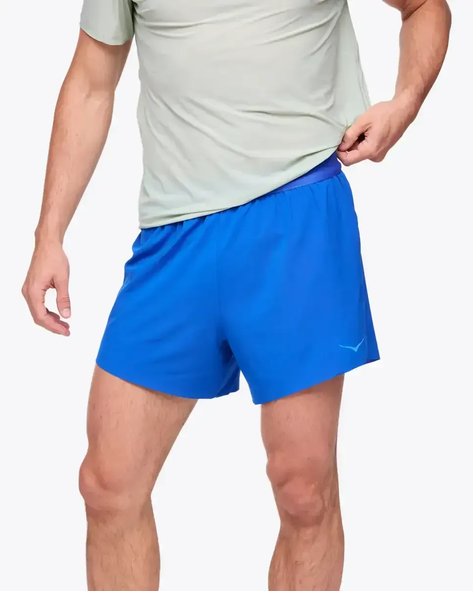 HOKA Glide 5” Short with Brief Ultramarine - Men's Running Clothing & Gear - front view