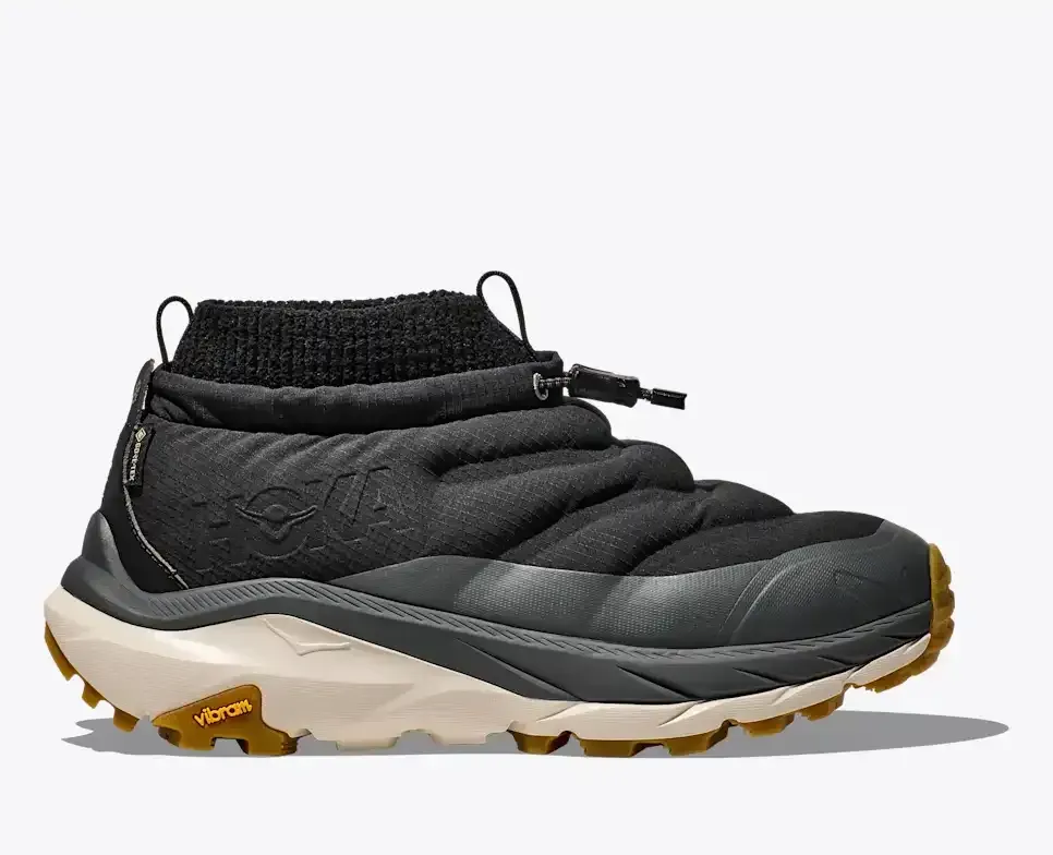 HOKA Kaha 2 Frost Moc GORE-TEX Black Outer Orbit Gum - Hiking Boots & Shoes - front view