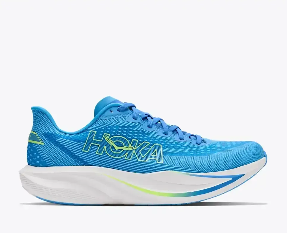 HOKA Mach 7 Virtual Blue - Men's Road Running Shoes & Trainers - front view