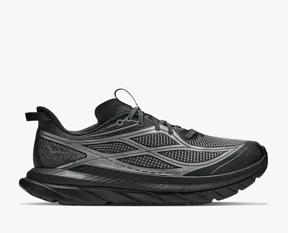 HOKA Mach Remastered Aura Black Steel - Men's Running Shoes & Trainers - front view
