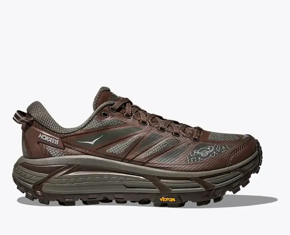 HOKA Mafate Speed 2 Asphalt Grey Walnut - Men's Road Running Shoes & Trainers - front view