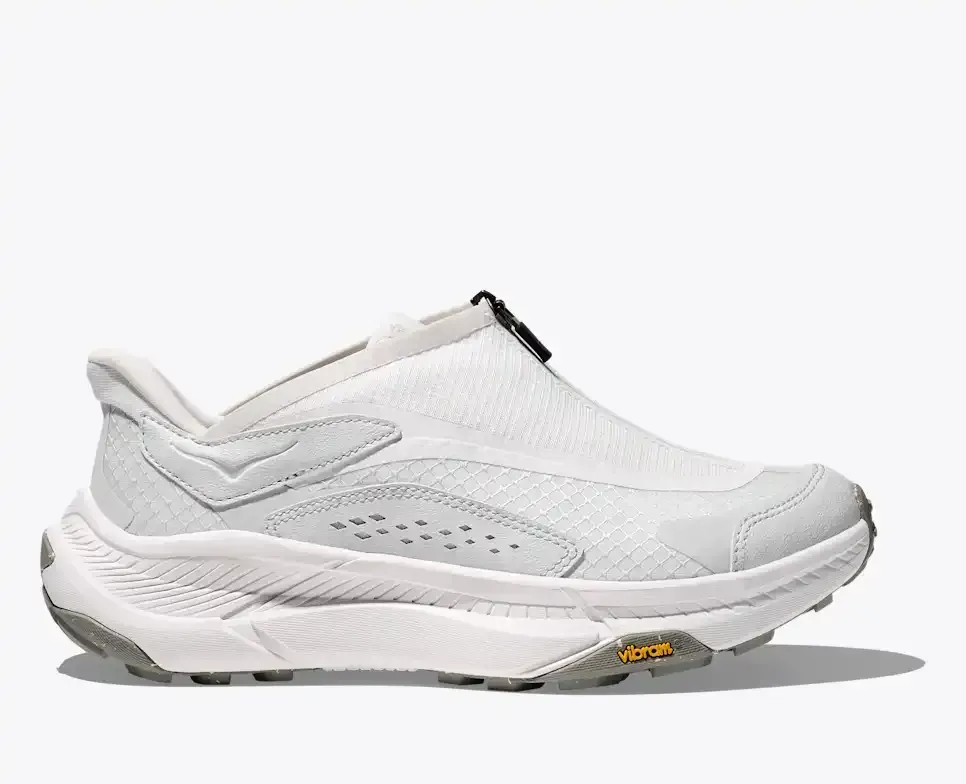 HOKA Project Transport White Cosmic Grey - Men's Running Shoes & Trainers - front view