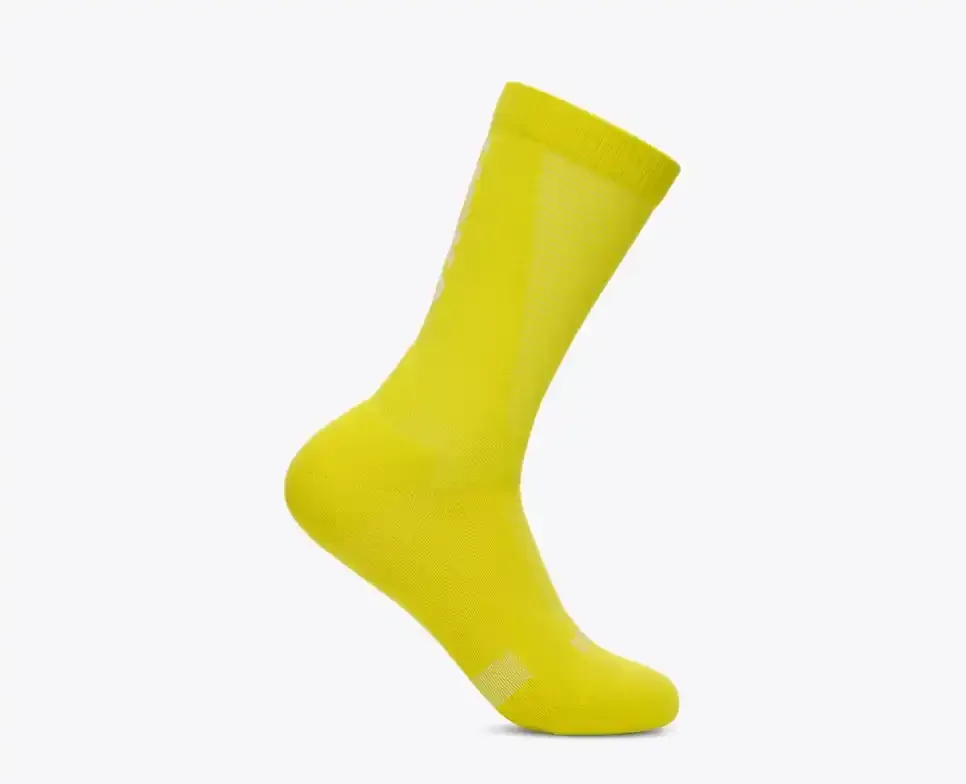 HOKA Race Day Crew Sock Hoka Citrus - Men's HOKA Exclusives - front view
