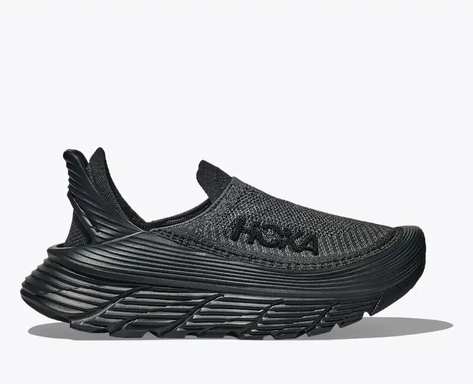 HOKA Restore TC Black - Men's Running Shoes & Trainers - front view