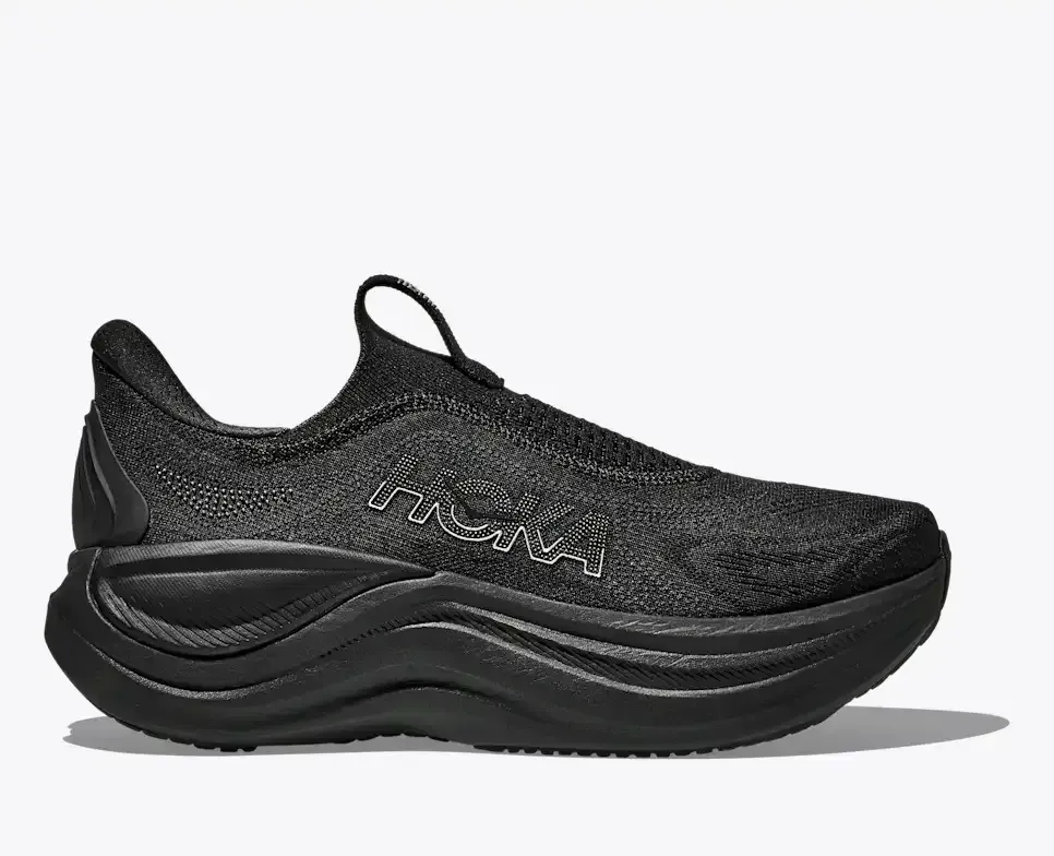 HOKA Skyward Laceless Black (Women’s) - Walking Shoes & Boots - front view