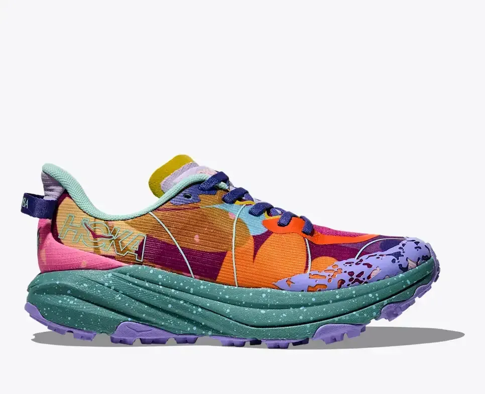 HOKA Speedgoat 6 Studio Proba Rouge Aegean Blue (GS) - Big Kids - front view