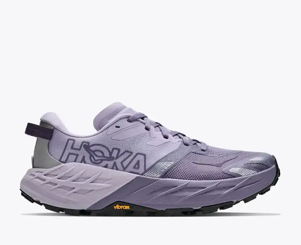 HOKA Speedgoat 7 Mellow Lilac Purple Fog (Women’s) - Hiking Boots & Shoes - front view
