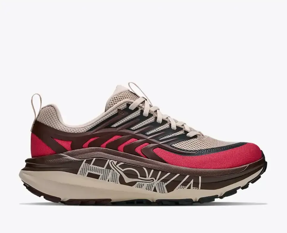 HOKA Stinson 8 River Rock Grey Spiced Chocolate - Men's Running Shoes & Trainers - front view