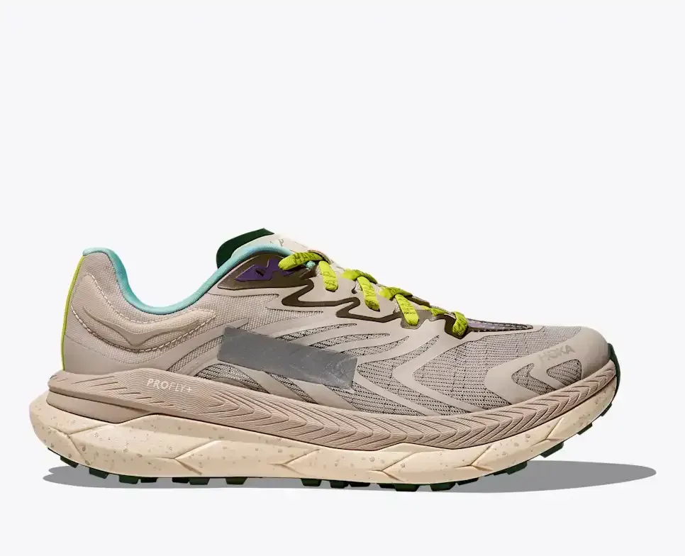 HOKA Tecton X 2 MAAP Pumice Stone Limeade - Men's Running Shoes & Trainers - front view
