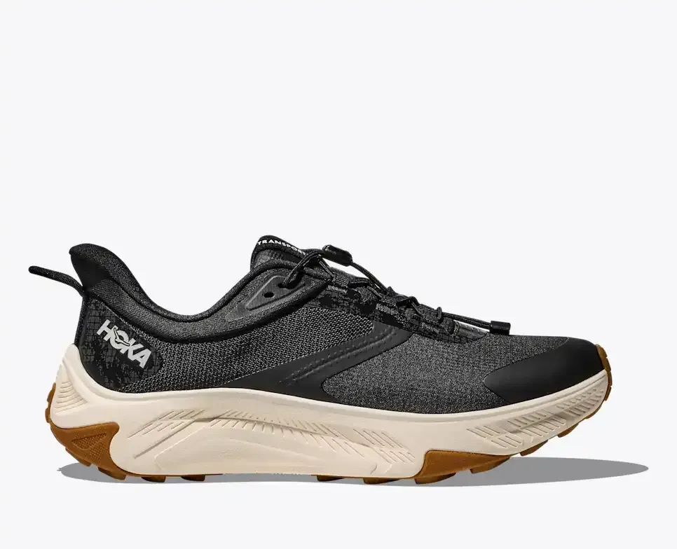 HOKA Transport 2 Black Alabaster - Hiking Boots & Shoes - front view